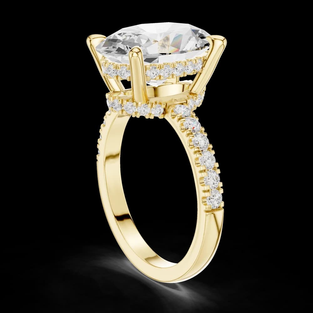Bitter Sweet Lab Grown Diamond Organic Twist Ring - Image 7 Bitter Sweet Lab Grown Diamond Organic Twist Ring, view 7 of 9