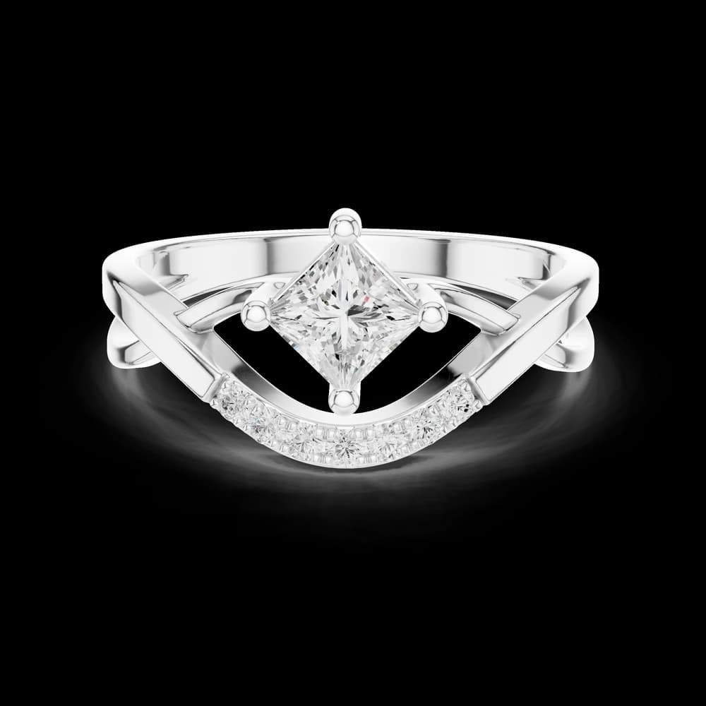 Bliss Baroque Lab Grown Diamond Ring - Image 2 Bliss Baroque Lab Grown Diamond Ring, view 2 of 6