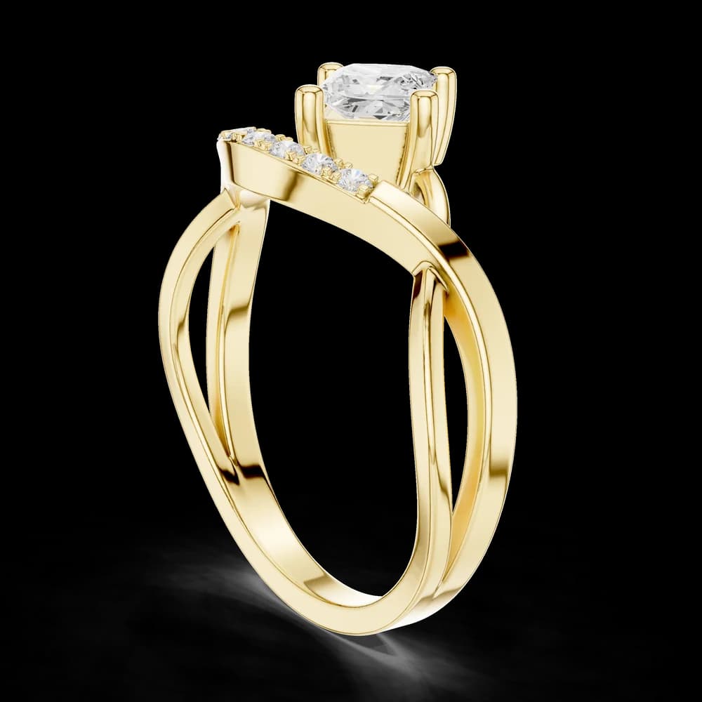 Bliss Baroque Lab Grown Diamond Ring - Image 4 Bliss Baroque Lab Grown Diamond Ring, view 4 of 6