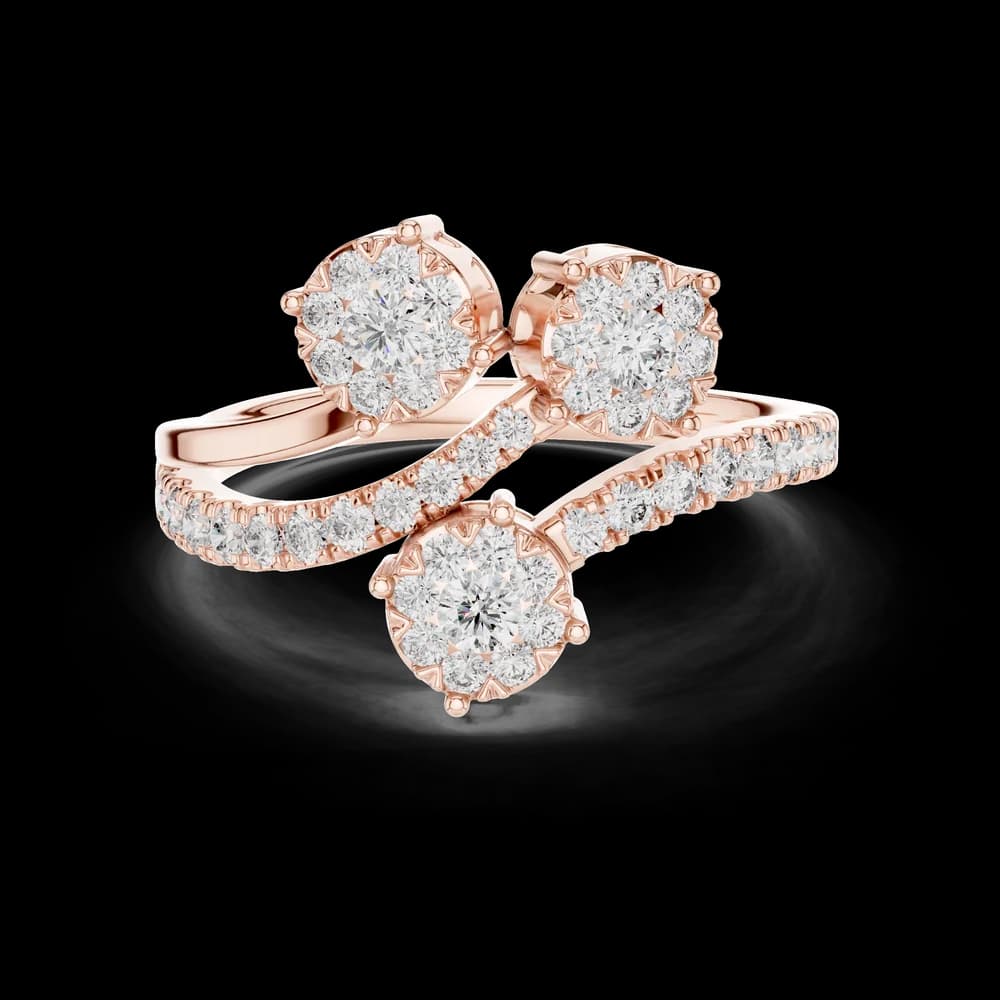 Blissful lab grown diamond women's ring - Image 1 Blissful lab grown diamond women's ring, view 1 of 6