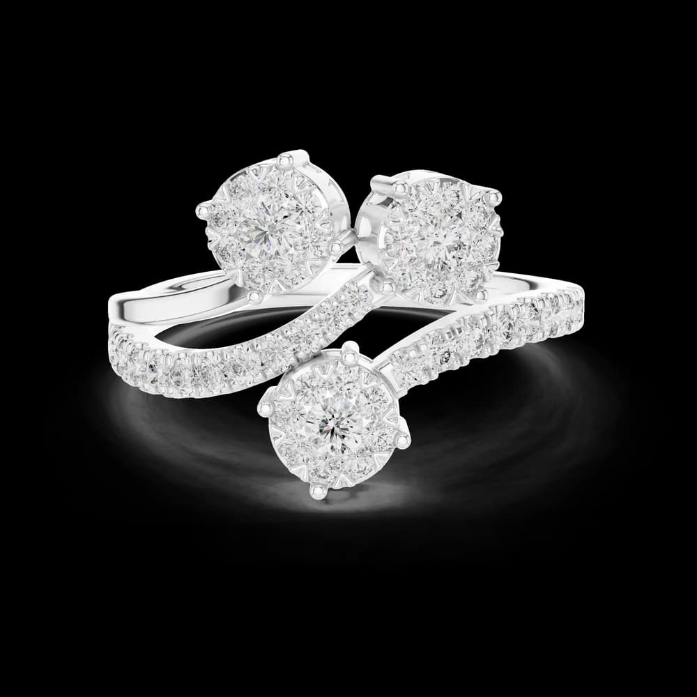 Blissful lab grown diamond women's ring - Image 2 Blissful lab grown diamond women's ring, view 2 of 6