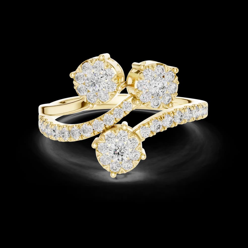 Blissful lab grown diamond women's ring - Image 3 Blissful lab grown diamond women's ring, view 3 of 6