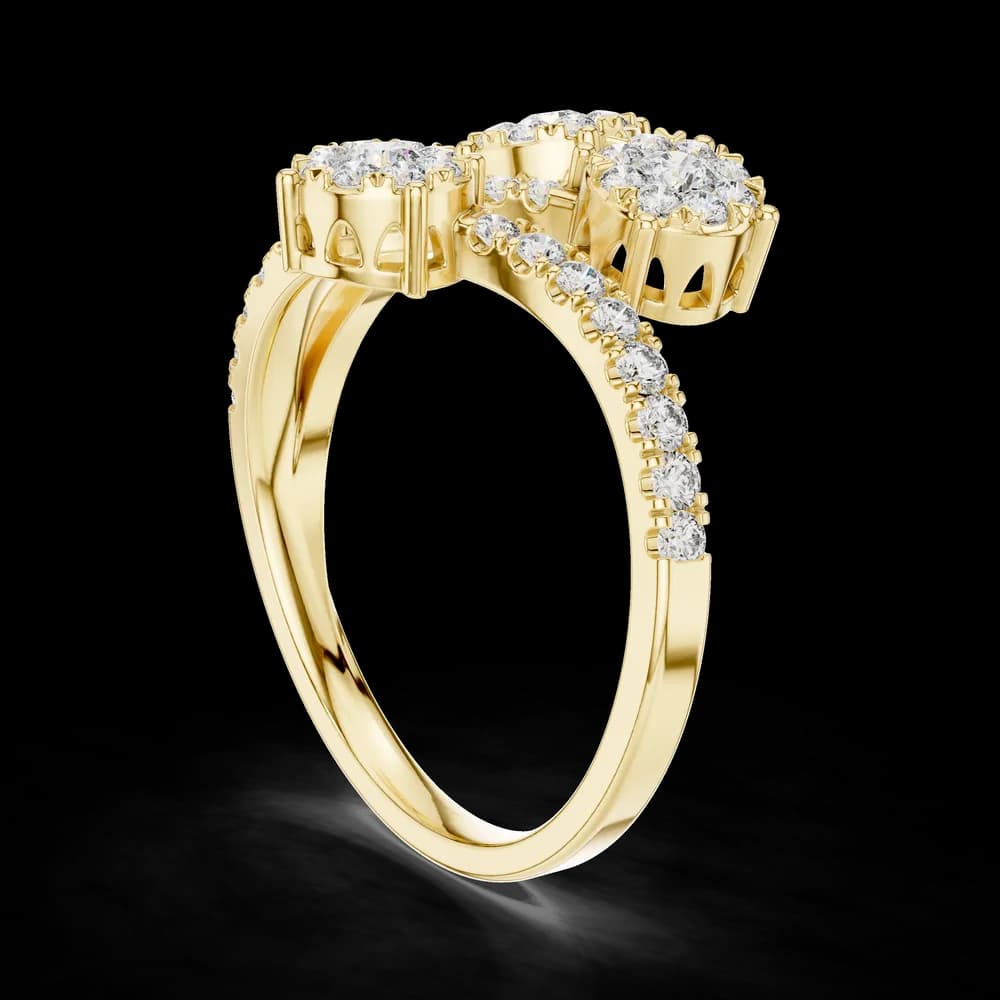 Blissful lab grown diamond women's ring - Image 4 Blissful lab grown diamond women's ring, view 4 of 6