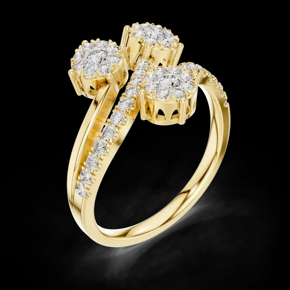 Blissful lab grown diamond women's ring - Image 5 Blissful lab grown diamond women's ring, view 5 of 6