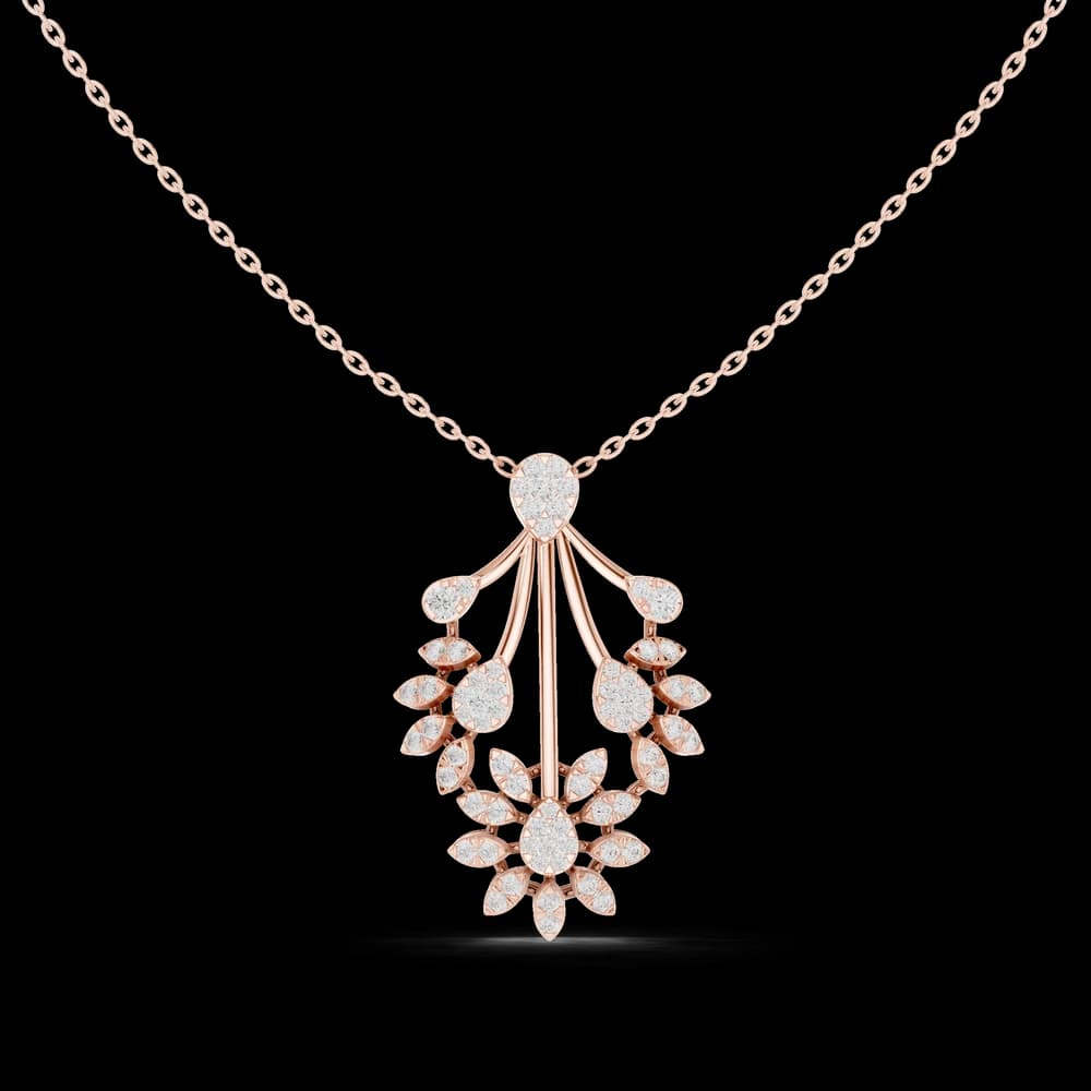 Blissful Solitaire Lab Grown Diamond Elegant Pendant - Image 1 Blissful Solitaire Lab Grown Diamond Elegant Pendant, view 1 of 6