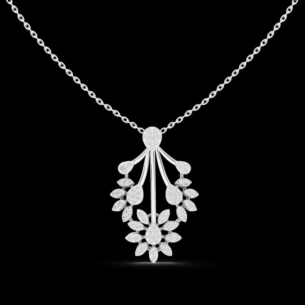 Blissful Solitaire Lab Grown Diamond Elegant Pendant - Image 2 Blissful Solitaire Lab Grown Diamond Elegant Pendant, view 2 of 6