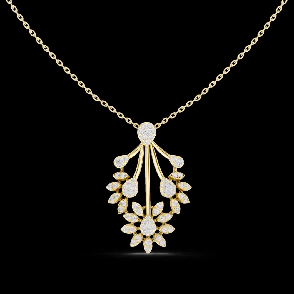 Blissful Solitaire Lab Grown Diamond Elegant Pendant - Image 3 Blissful Solitaire Lab Grown Diamond Elegant Pendant, view 3 of 6