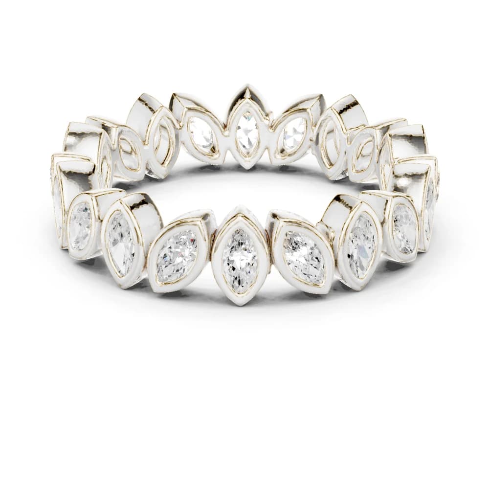 Blue Lupin Lab Grown Diamond Botanical Halo Ring - Image 2 Blue Lupin Lab Grown Diamond Botanical Halo Ring, view 2 of 9
