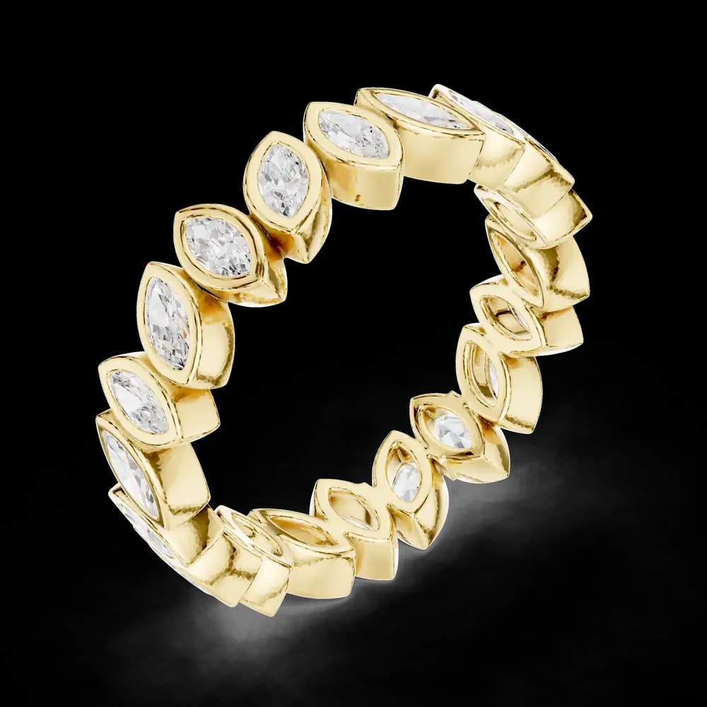 Blue Lupin Lab Grown Diamond Botanical Halo Ring - Image 8 Blue Lupin Lab Grown Diamond Botanical Halo Ring, view 8 of 9