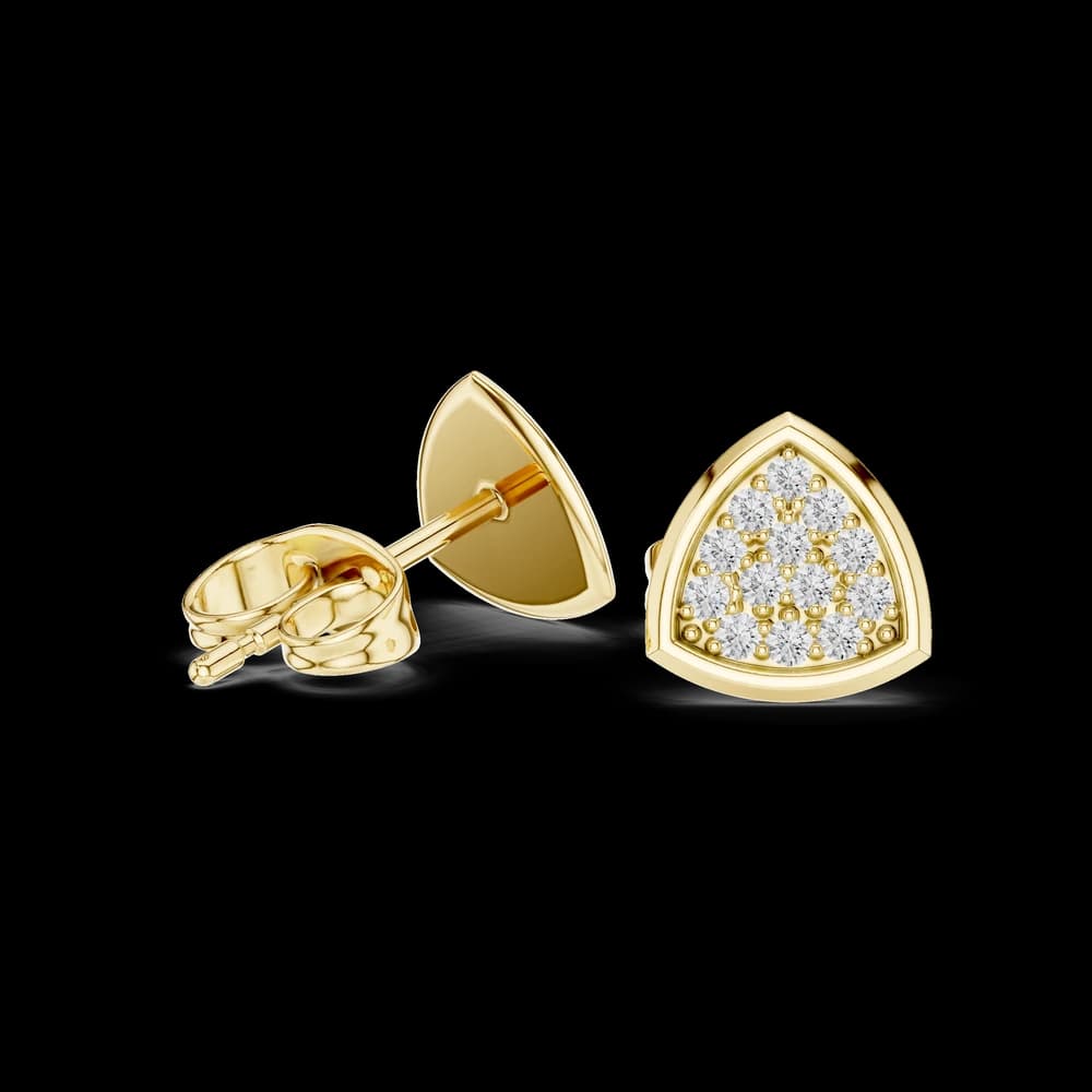 Bold Mark lab grown diamond earring design - Image 4 Bold Mark lab grown diamond earring design, view 4 of 6