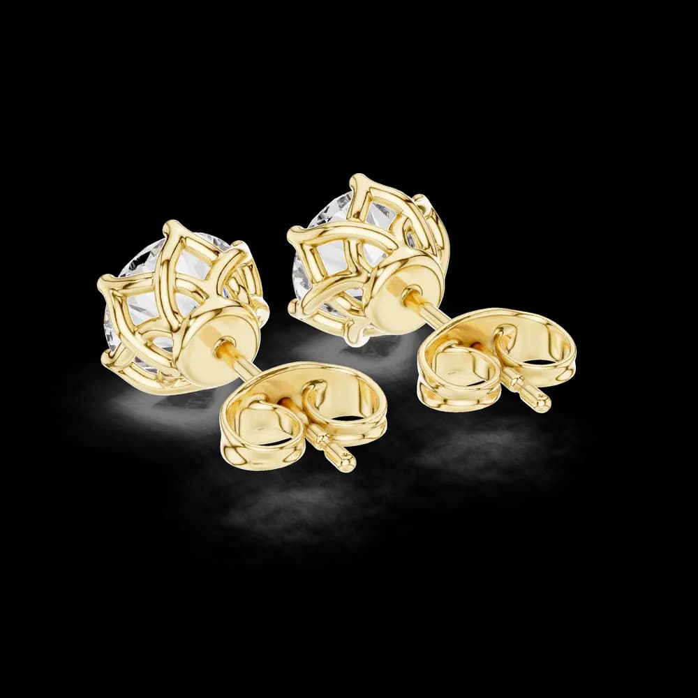 Brave Heart lab grown diamond earring design - Image 6 Brave Heart lab grown diamond earring design, view 6 of 6