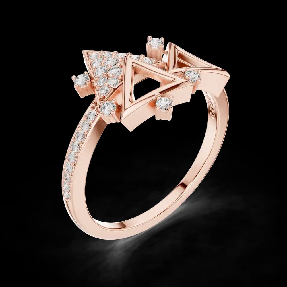 Breathtaking Lab grown diamond ring band - Image 1 Breathtaking Lab grown diamond ring band, view 1 of 1