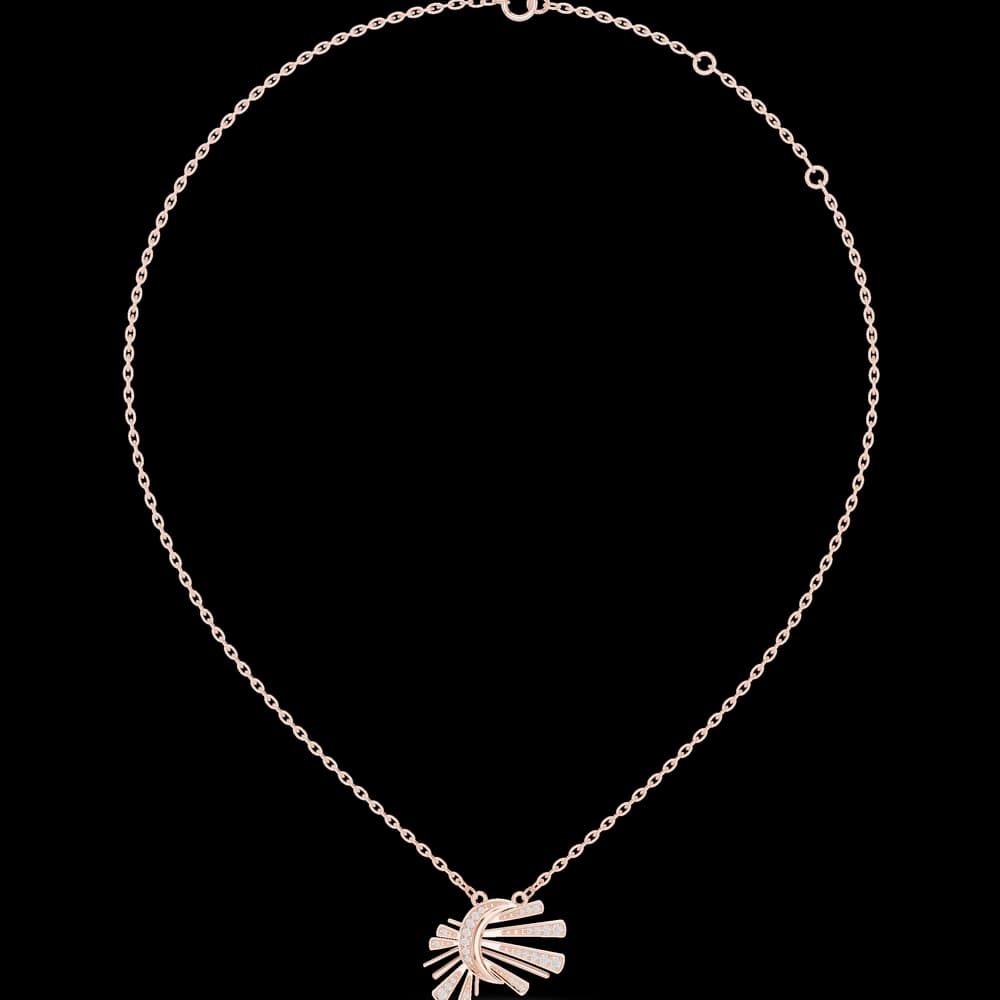 Breathtaking Spherical Diamond Lab Grown Necklace - Image 1 Breathtaking Spherical Diamond Lab Grown Necklace, view 1 of 6