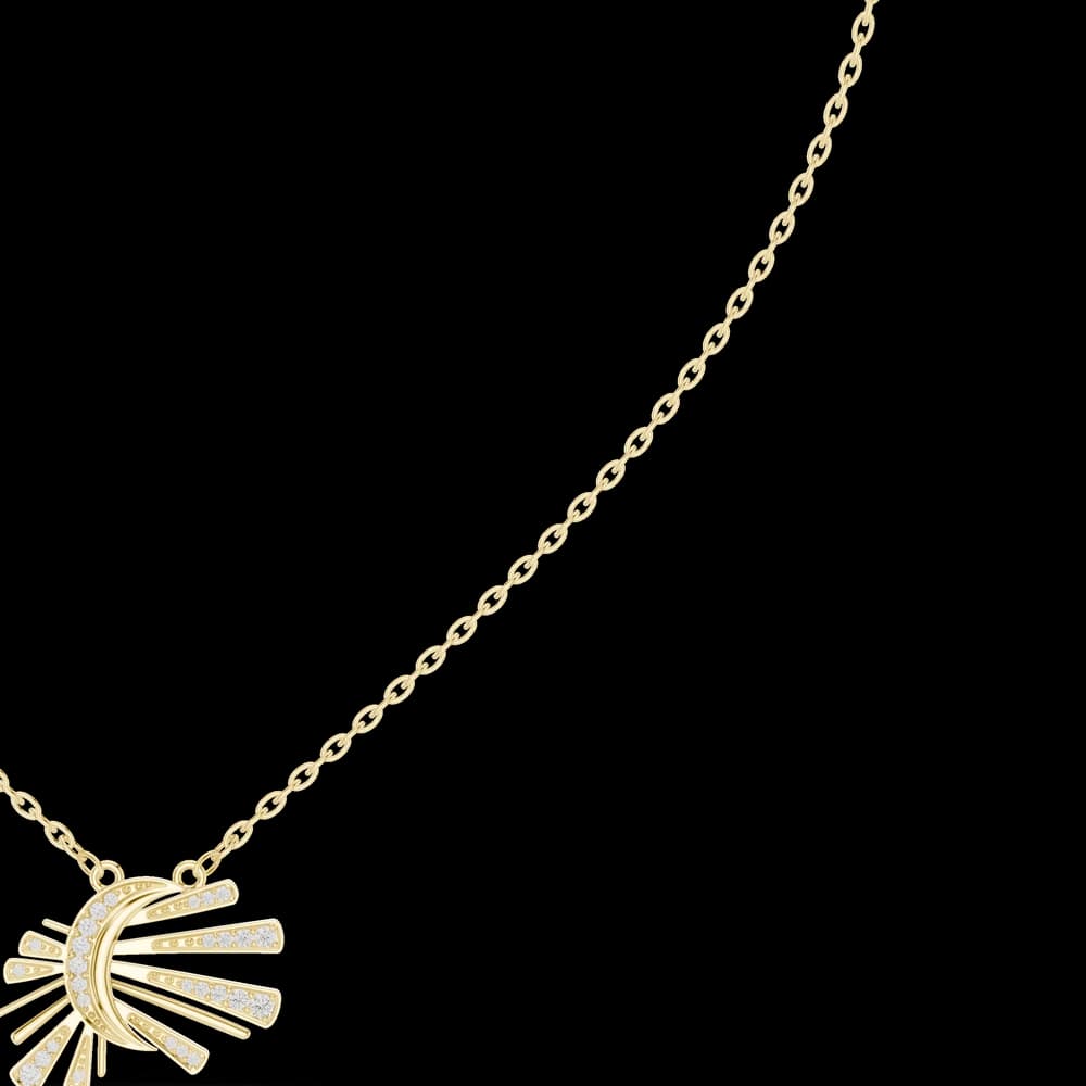 Breathtaking Spherical Diamond Lab Grown Necklace - Image 6 Breathtaking Spherical Diamond Lab Grown Necklace, view 6 of 6