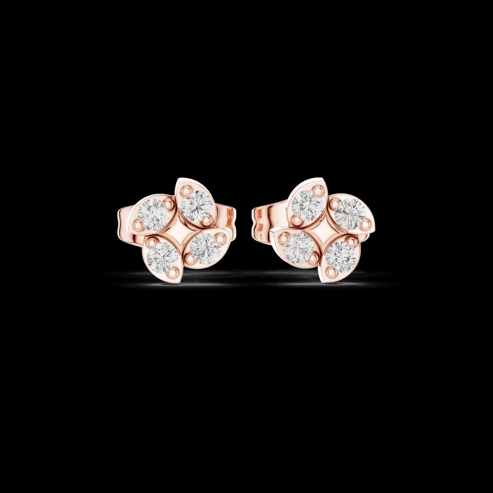 Bright Hope lab grown diamond earring design - Image 1 Bright Hope lab grown diamond earring design, view 1 of 6