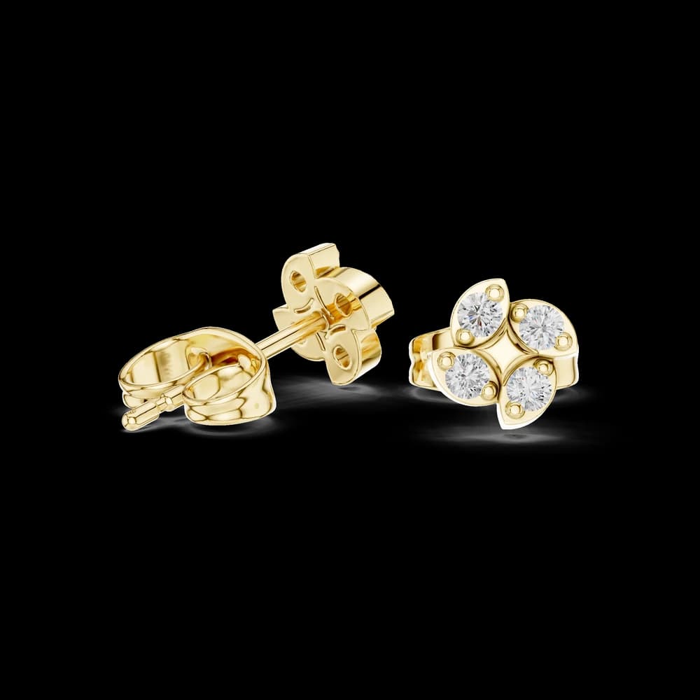 Bright Hope lab grown diamond earring design - Image 4 Bright Hope lab grown diamond earring design, view 4 of 6