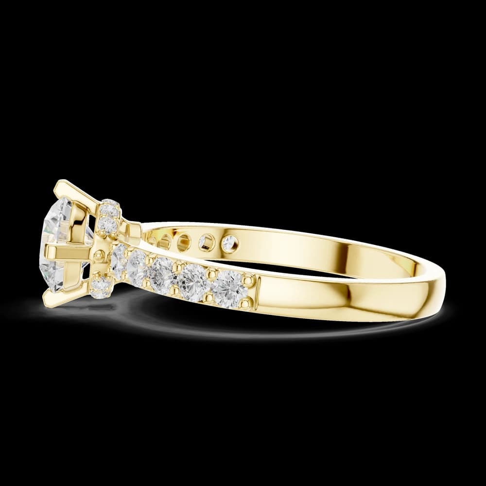 Brilliant 0.8 ct Round Diamond Lab Grown Diamond Ring - Image 6 Brilliant 0.8 ct Round Diamond Lab Grown Diamond Ring, view 6 of 6