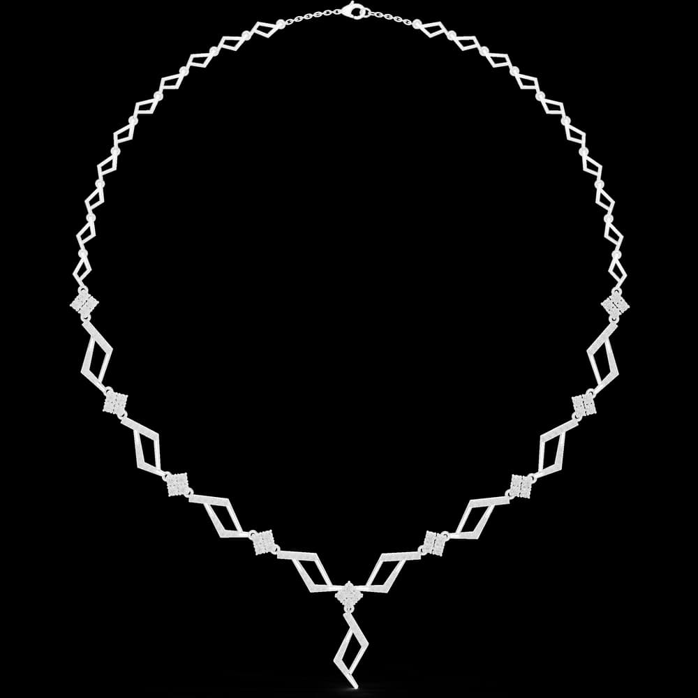 Brilliant Brilliant Diamond Lab Grown Necklace - Image 2 Brilliant Brilliant Diamond Lab Grown Necklace, view 2 of 6
