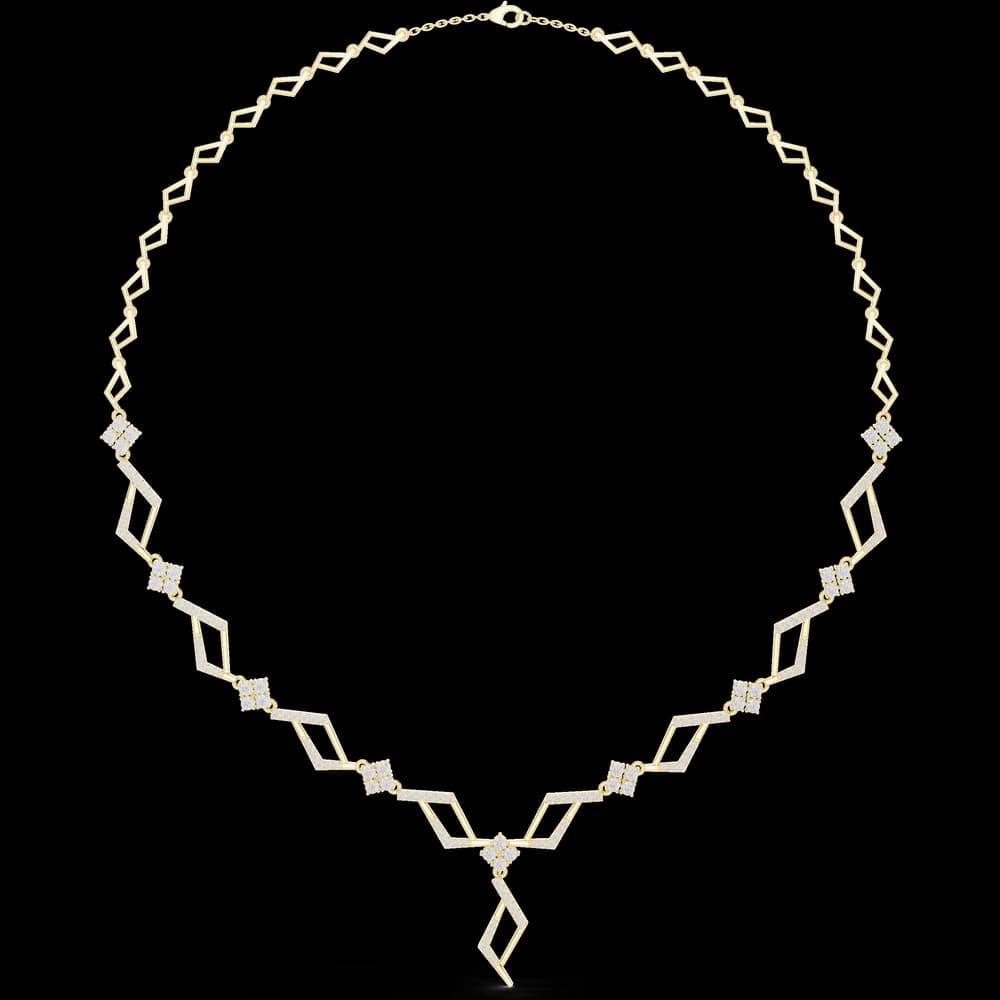 Brilliant Brilliant Diamond Lab Grown Necklace - Image 3 Brilliant Brilliant Diamond Lab Grown Necklace, view 3 of 6
