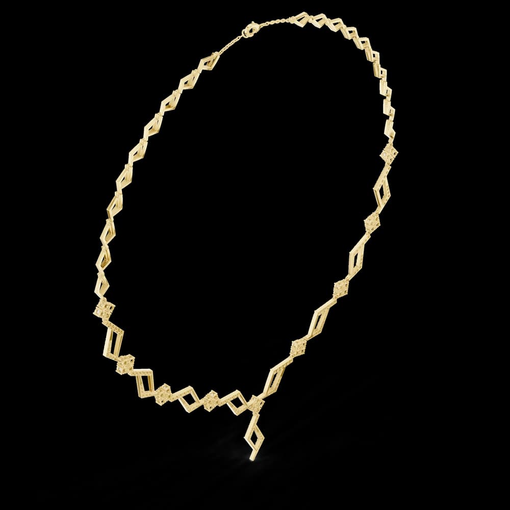Brilliant Brilliant Diamond Lab Grown Necklace - Image 5 Brilliant Brilliant Diamond Lab Grown Necklace, view 5 of 6