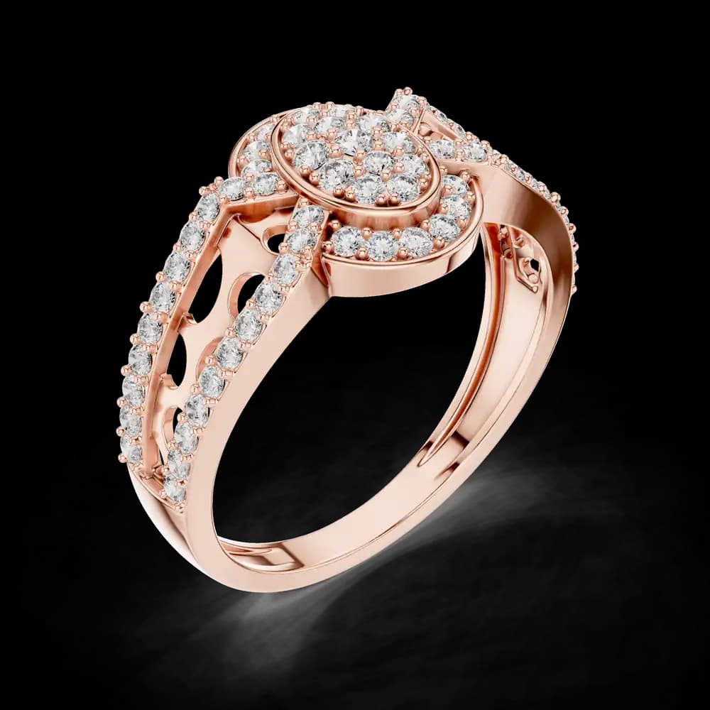 Brilliant Lab grown diamond ring design - Image 1 Brilliant Lab grown diamond ring design, view 1 of 1