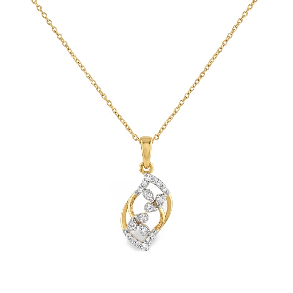 Brilliant Linear Drop Lab Grown Diamond Pendant - Image 1 Brilliant Linear Drop Lab Grown Diamond Pendant, view 1 of 5