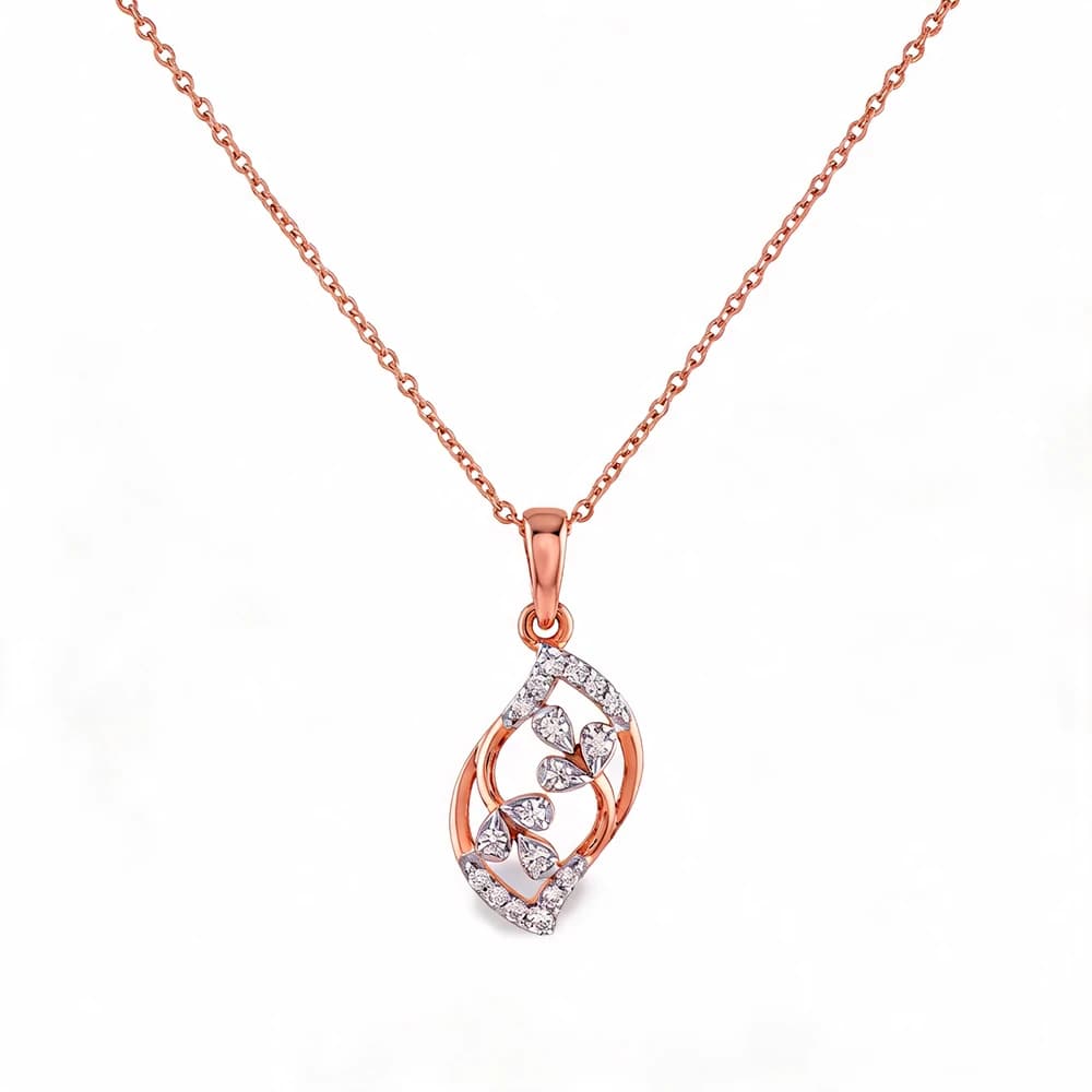 Brilliant Linear Drop Lab Grown Diamond Pendant - Image 2 Brilliant Linear Drop Lab Grown Diamond Pendant, view 2 of 5