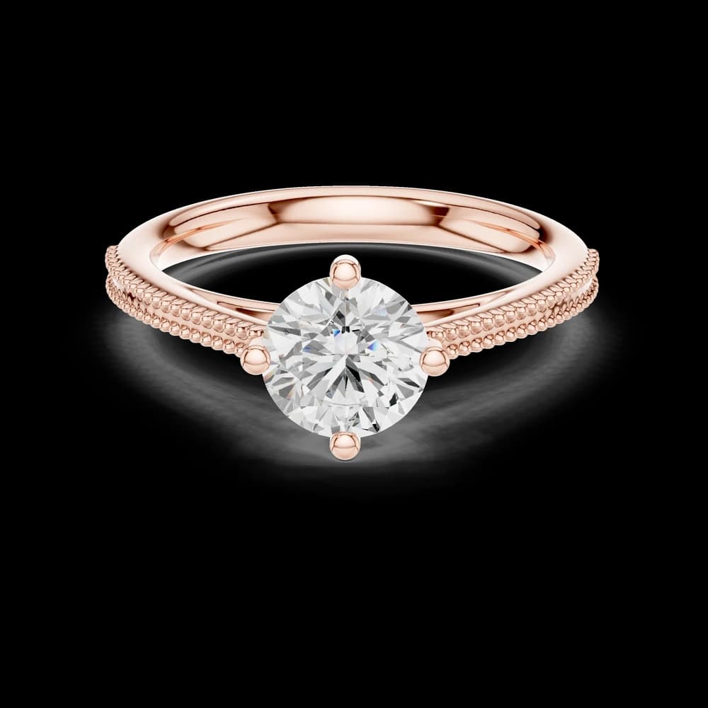 Bronze Burke Lab Grown Solitaire Diamond Ring - Image 1 Bronze Burke Lab Grown Solitaire Diamond Ring, view 1 of 6
