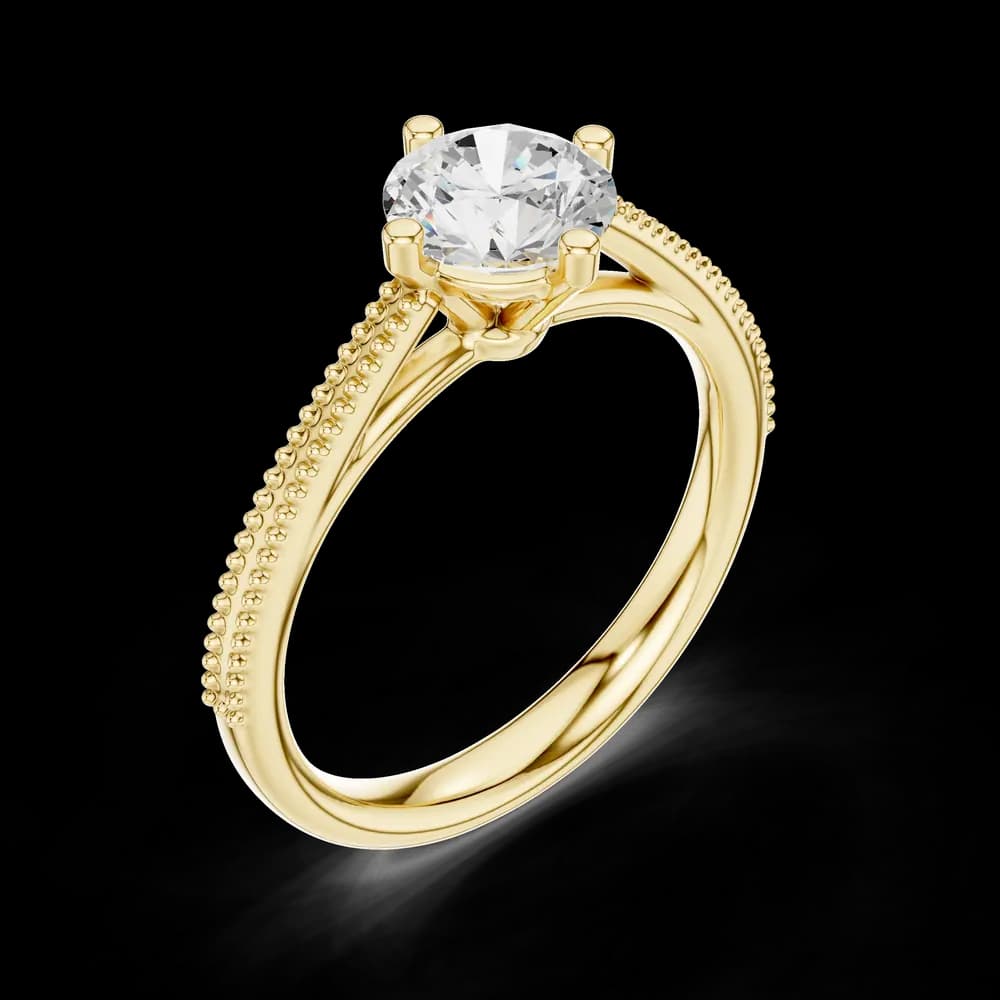 Bronze Burke Lab Grown Solitaire Diamond Ring - Image 5 Bronze Burke Lab Grown Solitaire Diamond Ring, view 5 of 6