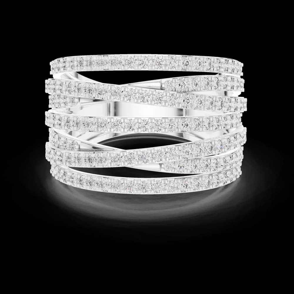 Cadence Beat lab grown diamond ring - Image 2 Cadence Beat lab grown diamond ring, view 2 of 6