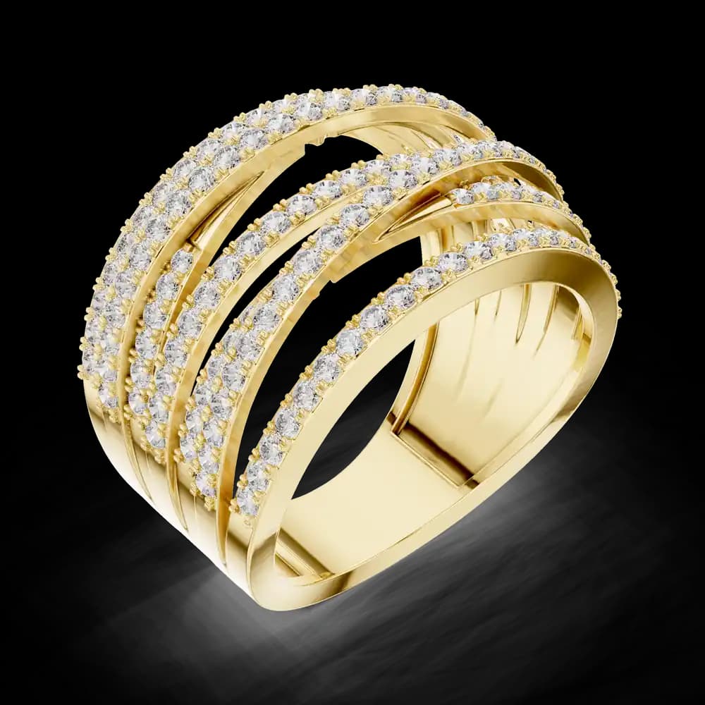 Cadence Beat lab grown diamond ring - Image 5 Cadence Beat lab grown diamond ring, view 5 of 6
