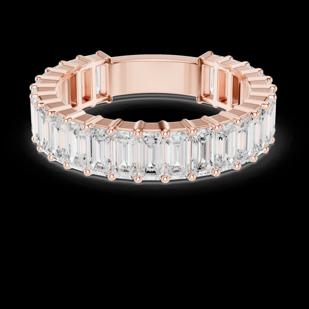 Emerald Cut Eternity Band - Image 1 Emerald Cut Eternity Band, view 1 of 6