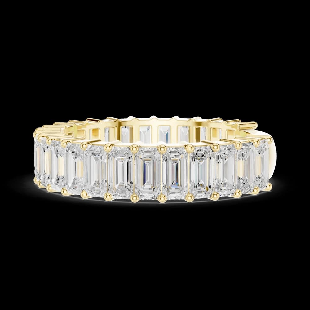 Emerald Cut Eternity Band - Image 6 Emerald Cut Eternity Band, view 6 of 6