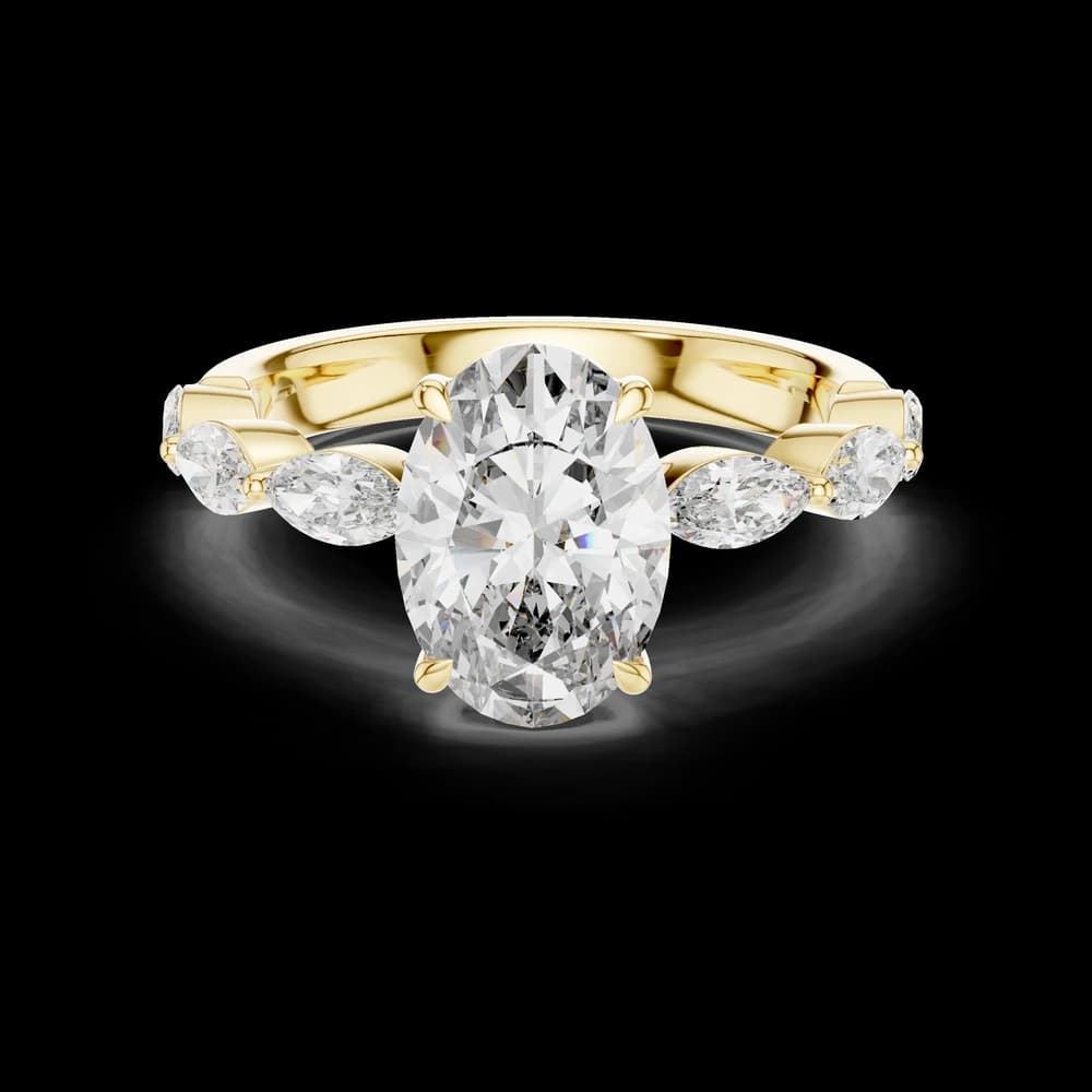 Canvas White lab grown diamond ring - Image 3 Canvas White lab grown diamond ring, view 3 of 6