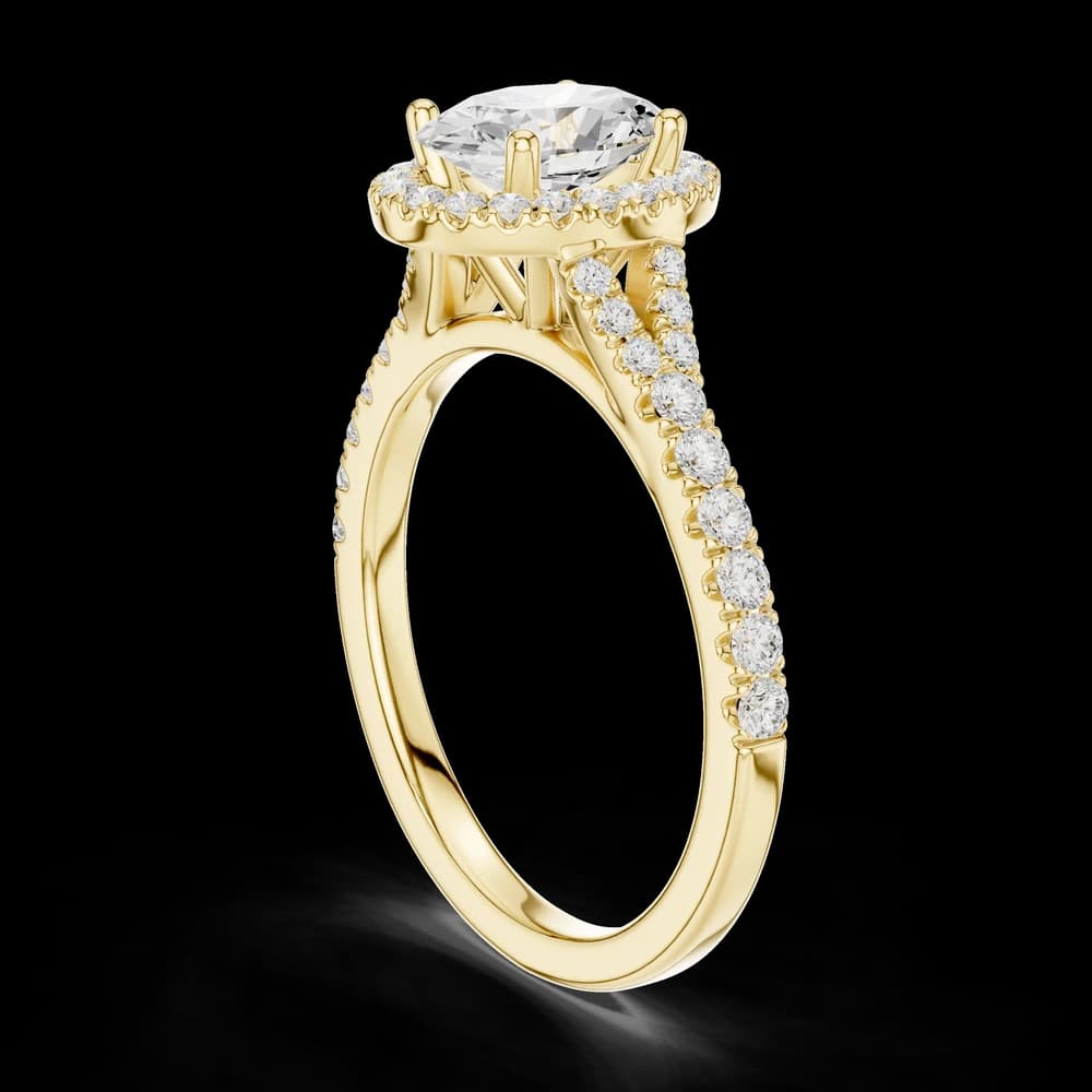 Captivating 1 ct Oval Lab Grown Diamond Ring - Image 7 Captivating 1 ct Oval Lab Grown Diamond Ring, view 7 of 7
