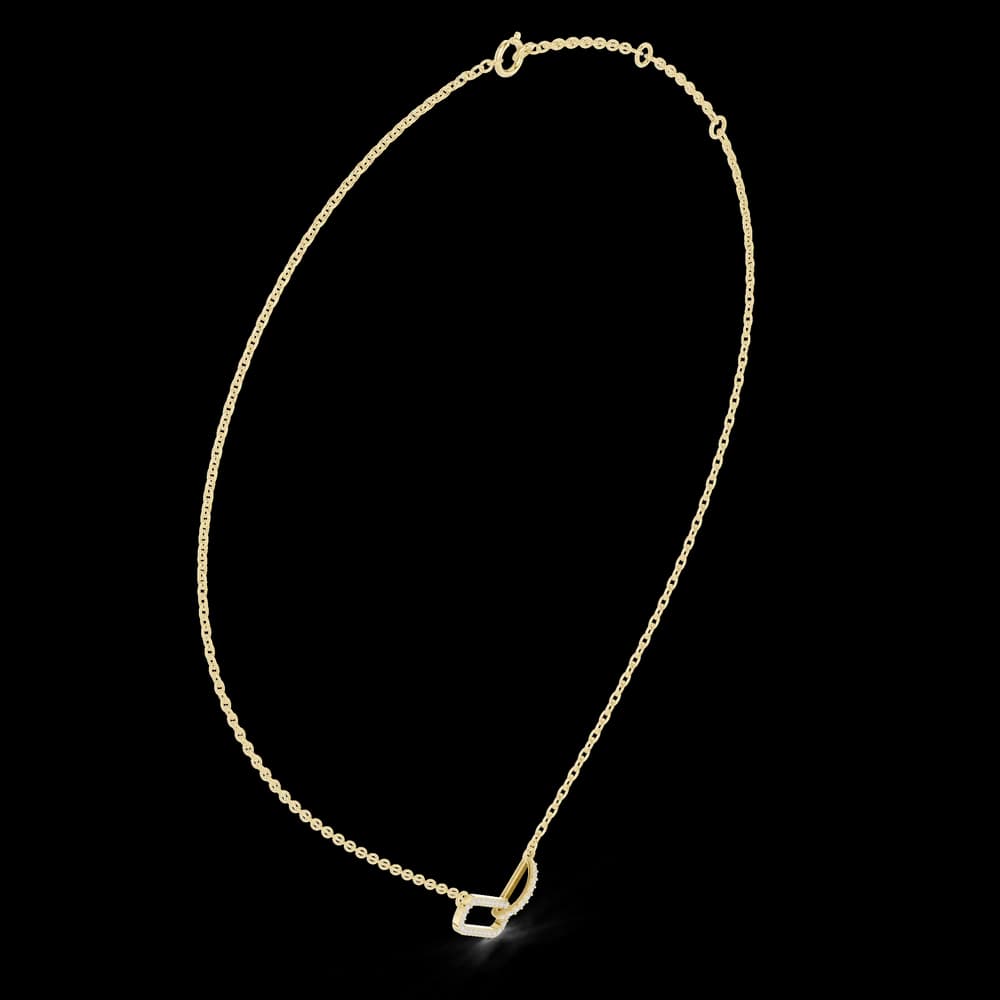 Captivating Brilliant Diamond Lab Grown Necklace - Image 4 Captivating Brilliant Diamond Lab Grown Necklace, view 4 of 6