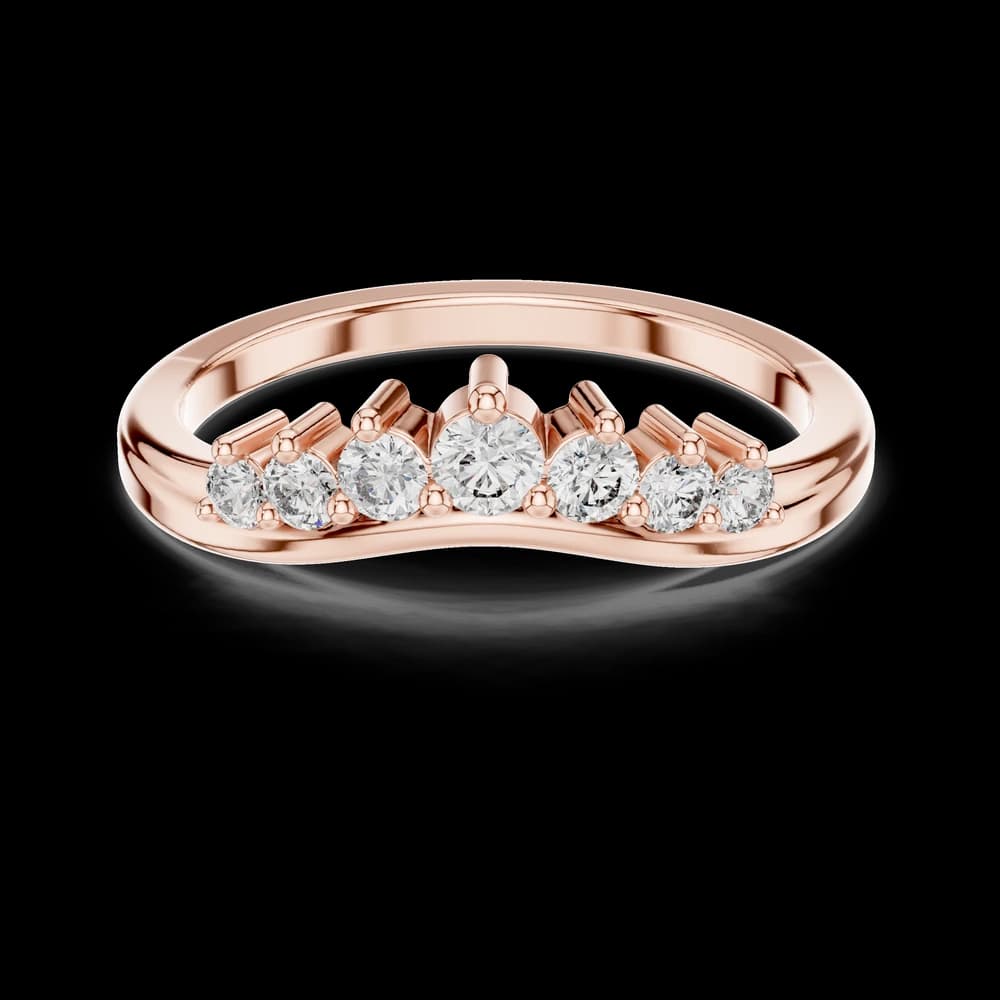 Cascade Drop lab grown diamond ring - Image 1 Cascade Drop lab grown diamond ring, view 1 of 6