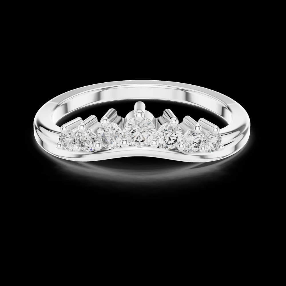Cascade Drop lab grown diamond ring - Image 2 Cascade Drop lab grown diamond ring, view 2 of 6