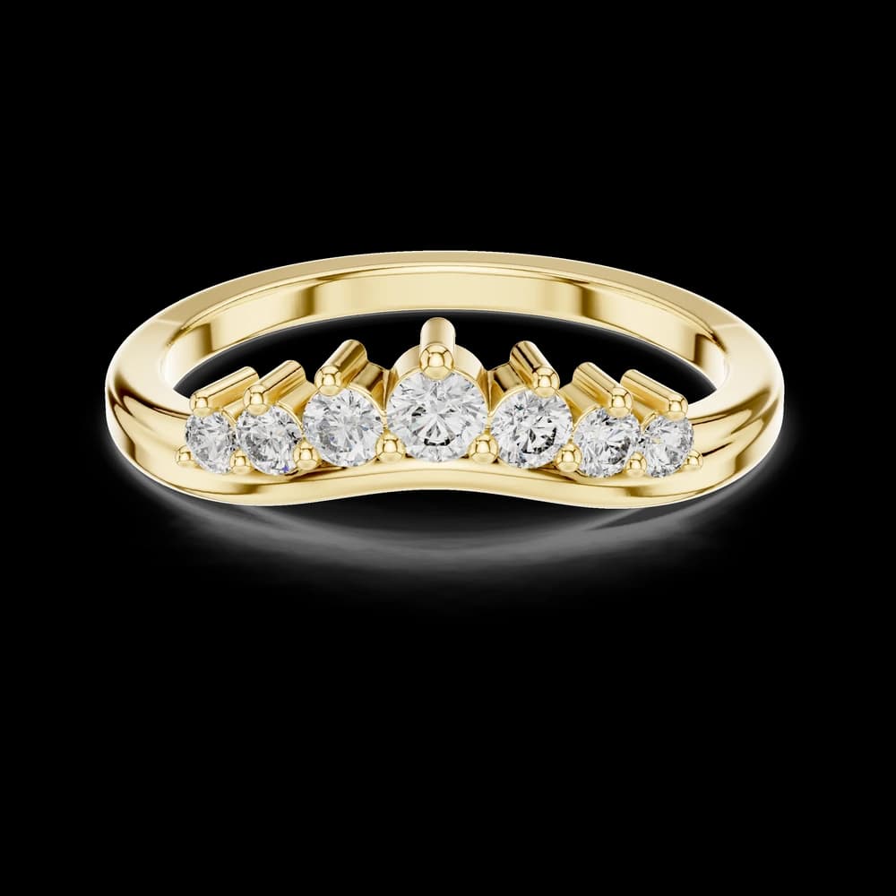 Cascade Drop lab grown diamond ring - Image 3 Cascade Drop lab grown diamond ring, view 3 of 6