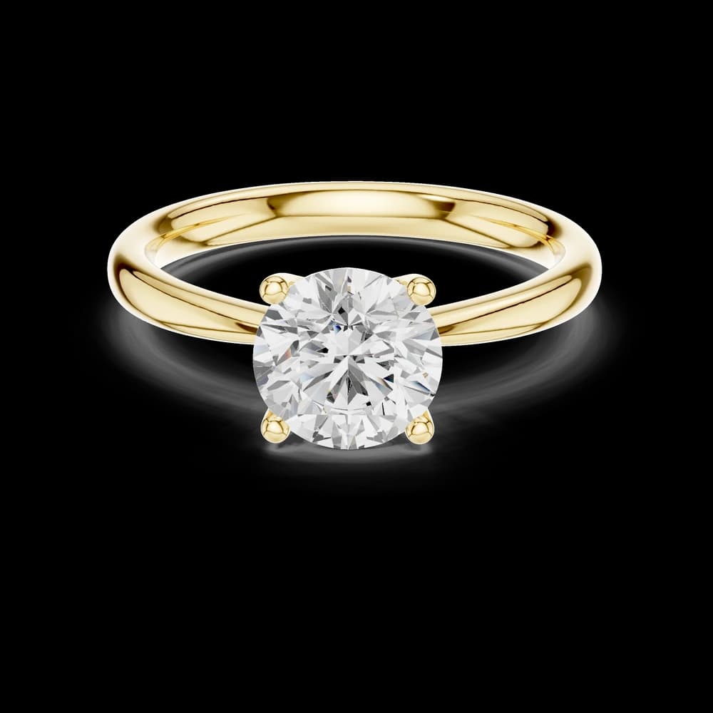 Cedar Charm Lab Grown Solitaire Diamond Ring - Image 3 Cedar Charm Lab Grown Solitaire Diamond Ring, view 3 of 6
