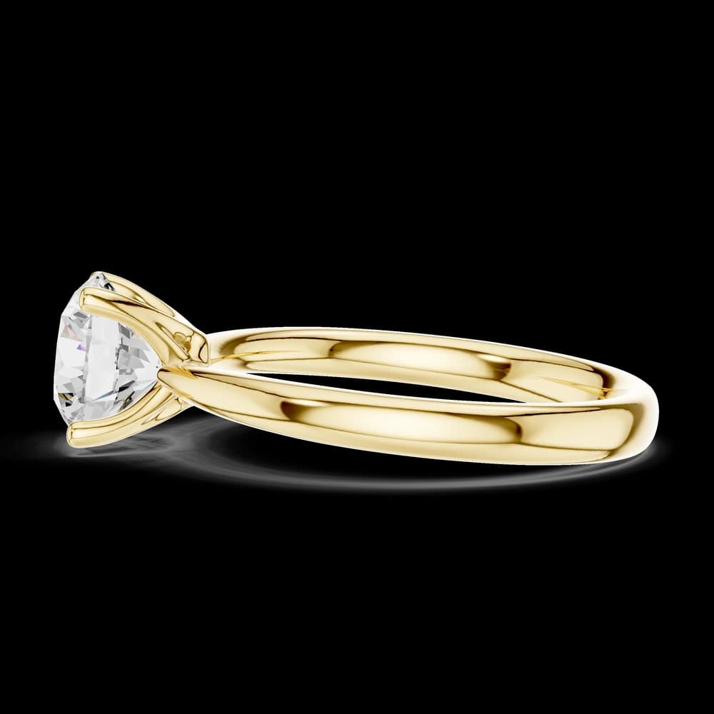 Cedar Charm Lab Grown Solitaire Diamond Ring - Image 6 Cedar Charm Lab Grown Solitaire Diamond Ring, view 6 of 6