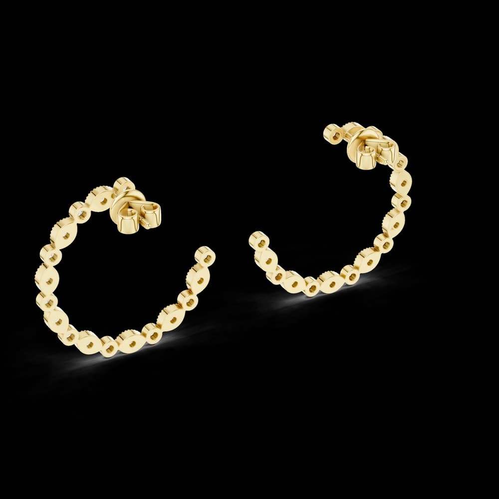 Celestial Cascade Lab Grown Diamond Earrings - Image 4 Celestial Cascade Lab Grown Diamond Earrings, view 4 of 4