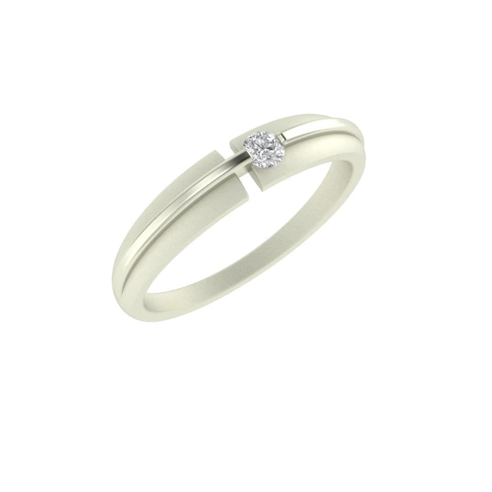 Lab Grown Diamond Celestial Split Solitaire - Image 2 Lab Grown Diamond Celestial Split Solitaire, view 2 of 4