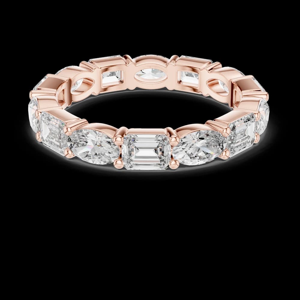 Chiffon Drape lab grown diamond ring - Image 1 Chiffon Drape lab grown diamond ring, view 1 of 12