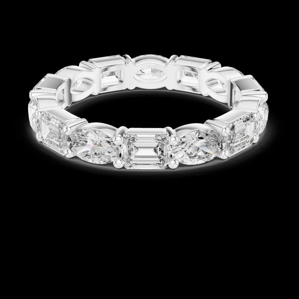 Chiffon Drape lab grown diamond ring - Image 4 Chiffon Drape lab grown diamond ring, view 4 of 12