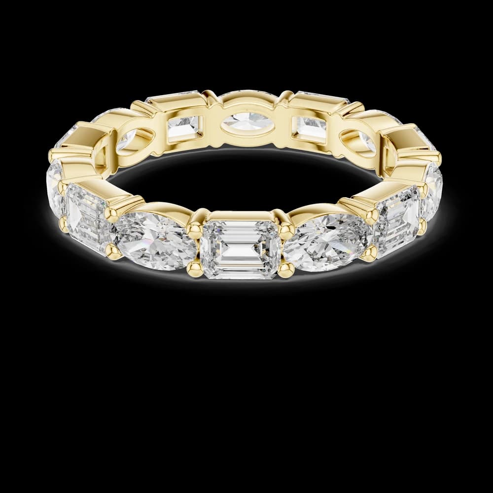 Chiffon Drape lab grown diamond ring - Image 5 Chiffon Drape lab grown diamond ring, view 5 of 12