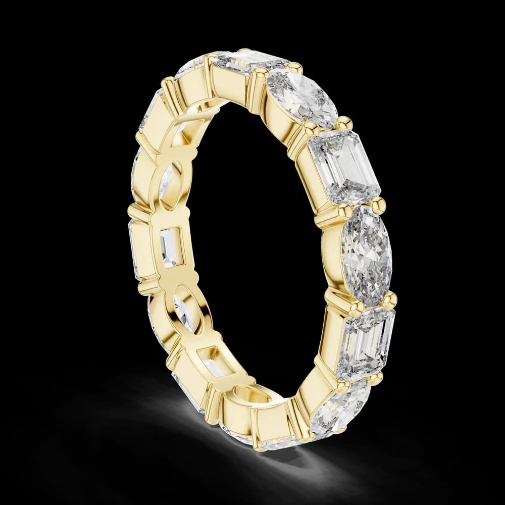 Chiffon Drape lab grown diamond ring - Image 10 Chiffon Drape lab grown diamond ring, view 10 of 12