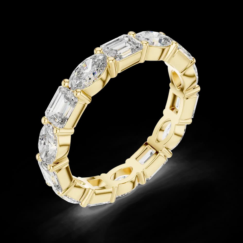 Chiffon Drape lab grown diamond ring - Image 11 Chiffon Drape lab grown diamond ring, view 11 of 12