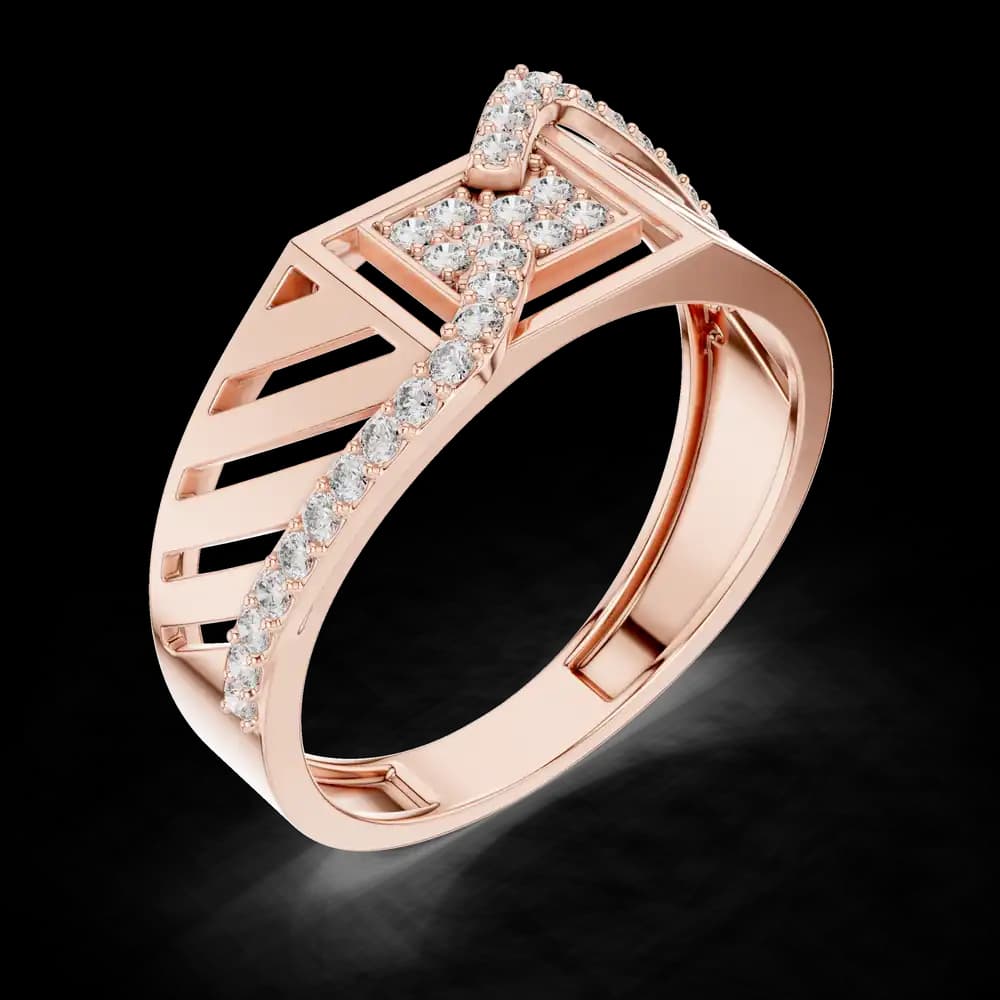 Choice Lab grown diamond ring band - Image 1 Choice Lab grown diamond ring band, view 1 of 1