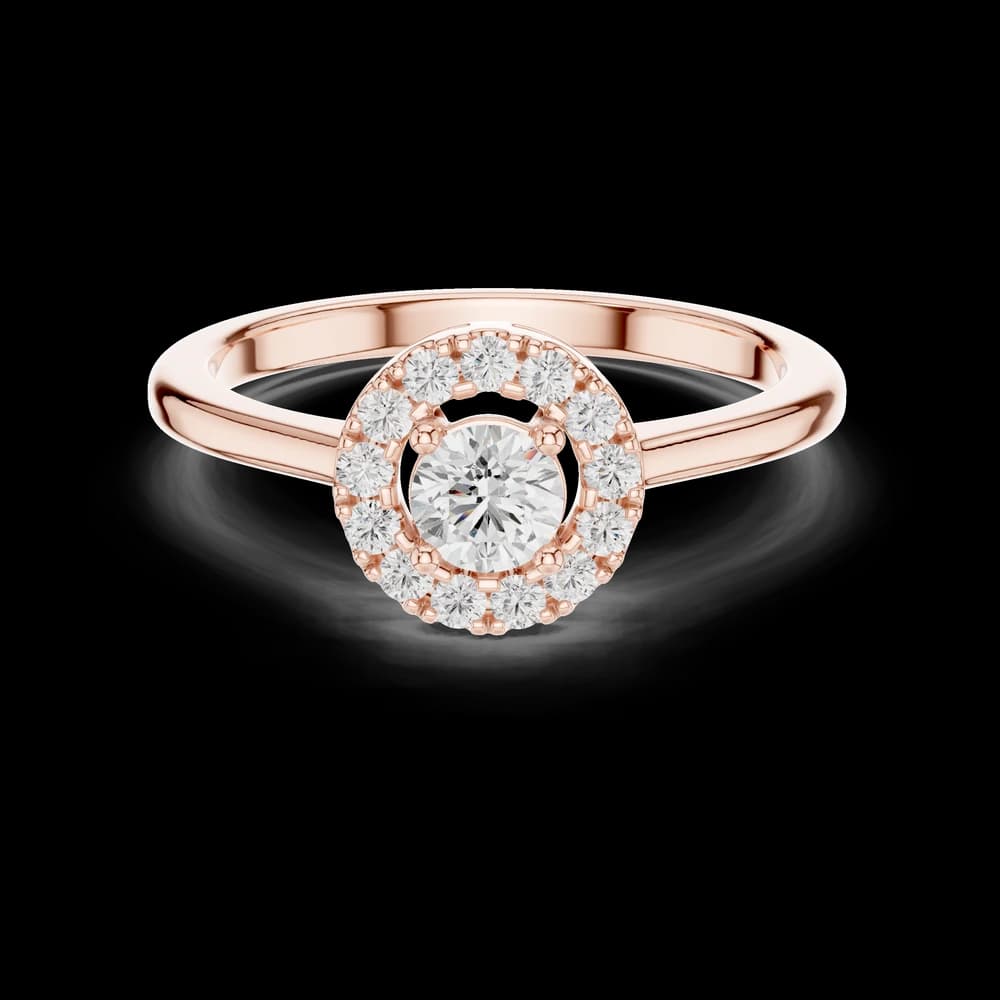 Round Floating Halo Ring - Image 1 Round Floating Halo Ring, view 1 of 6